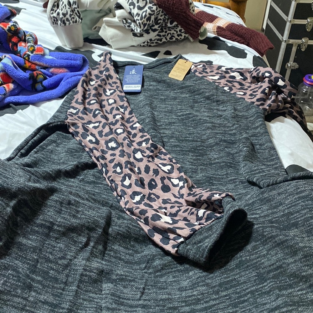 Leopard Print dress whit Pockets